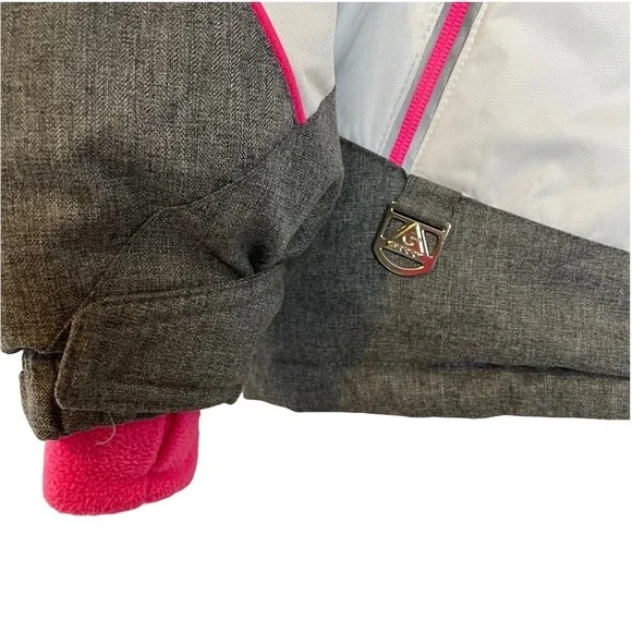 Gerry Gray White & Pink Girls Winter Ski Jacket Size XL(16) or Woman’s S… - Picture 8 of 16